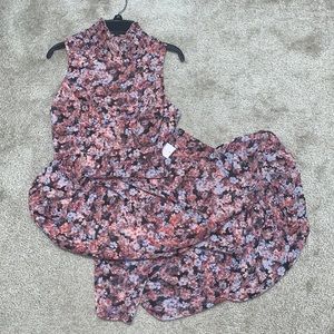 BCBGENERATION MAXI DRESS FLOWERS DESIGN NEW WITH TAGS SIZE 2